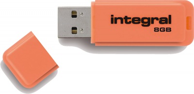 Integral Neon USB Laufwerk 8GB Laufwerk (Orange)