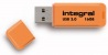 Integral Neon USB 3.0 Flash Laufwerk 16GB Laufwerk (Orange)