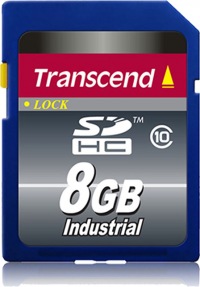 Transcend Industrial Temp SDHC Class 10 8GB Karte