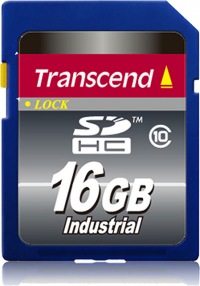 Transcend Industrial Temp SDHC Class 10 16GB Karte